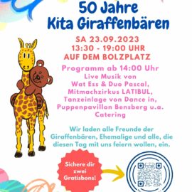 50 Jahre Kita Giraffenbären
